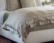 Vendome King Duvet Cover Bedding Style Lili Alessandra Taupe 