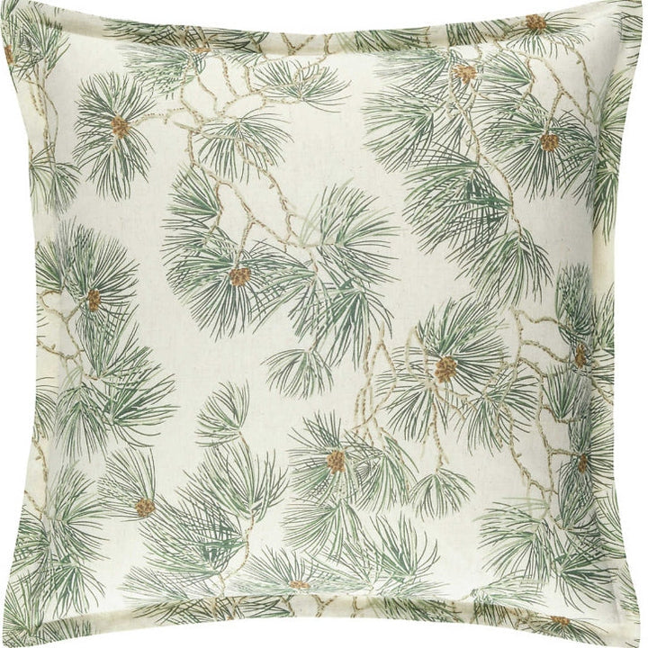 Vintage Pine Boughs Euro Sham Bedding Pine Cone Hill 