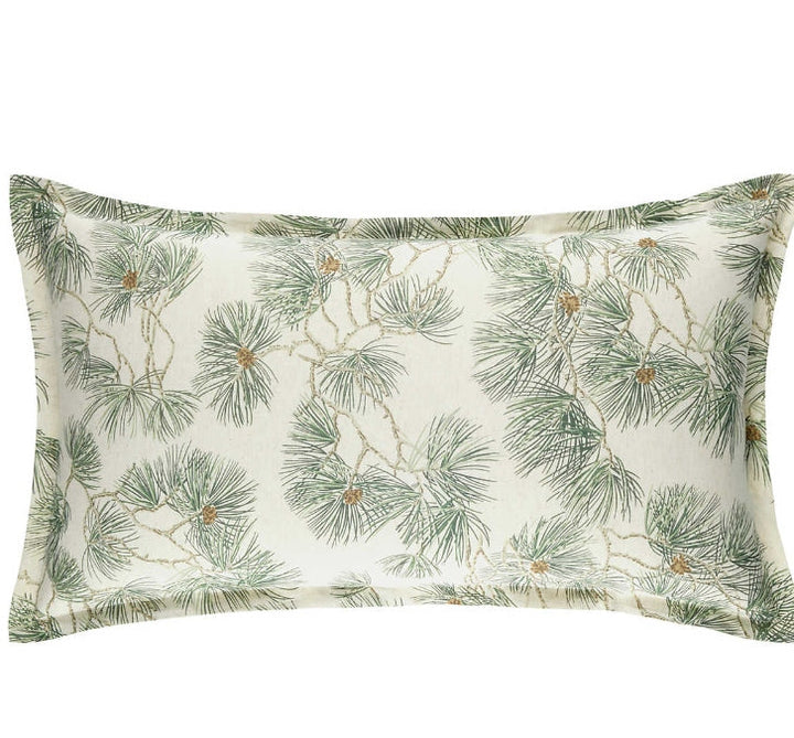 Vintage Pine Boughs King Sham Bedding Pine Cone Hill 