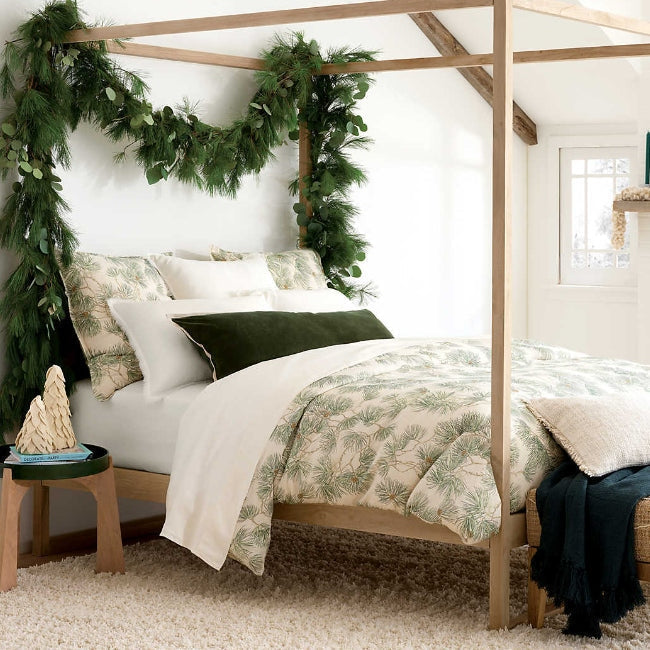 Vintage Pine Boughs Standard Sham Pine Cone Hill 