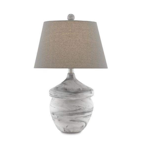 Vitellina Gray Table Lamp Lighting Currey & Company 