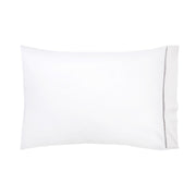 Walton Standard Pillowcase - each Bedding Style Yves Delorme Blanc 