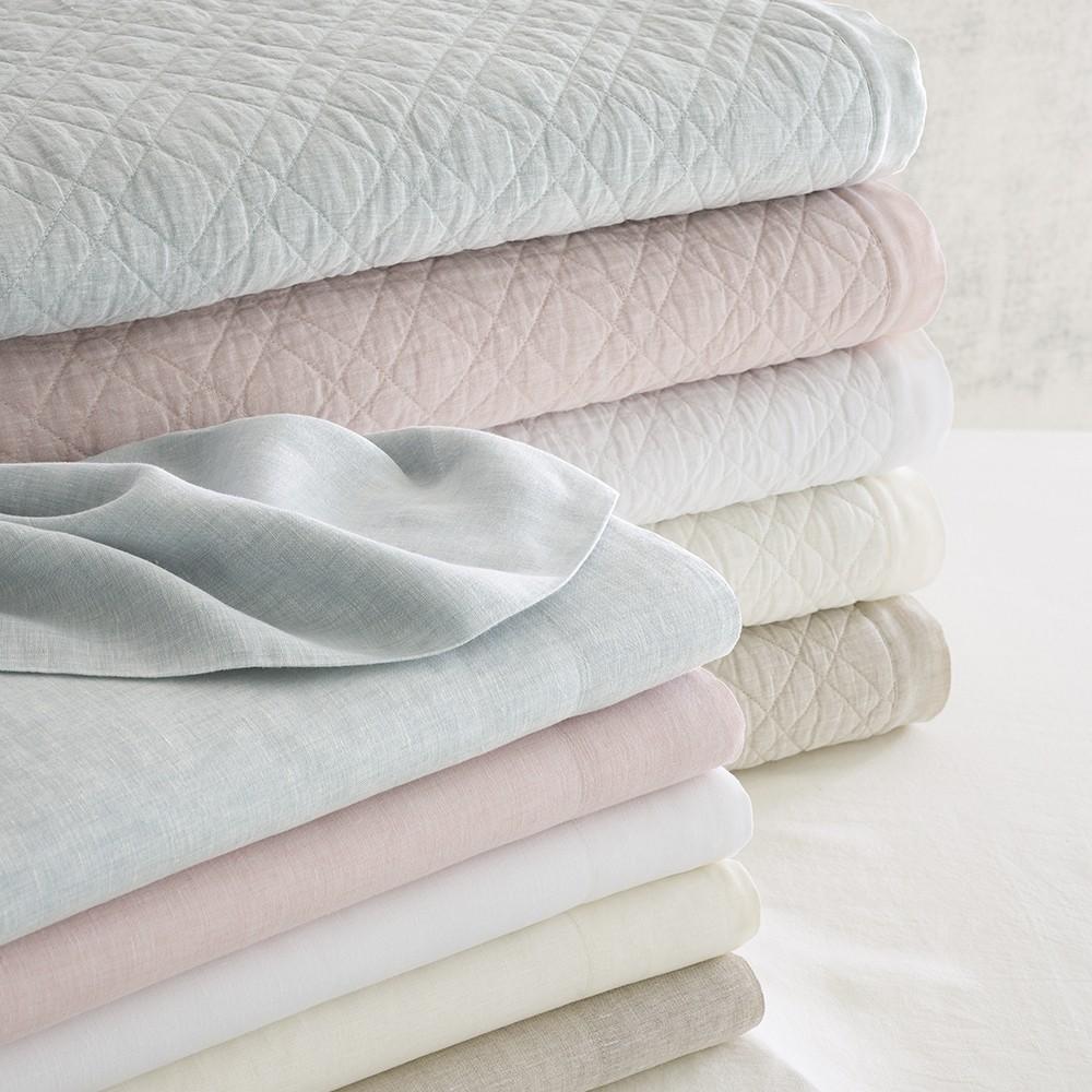 Washed Linen Twin Quilt Bedding Style Pine Cone Hill