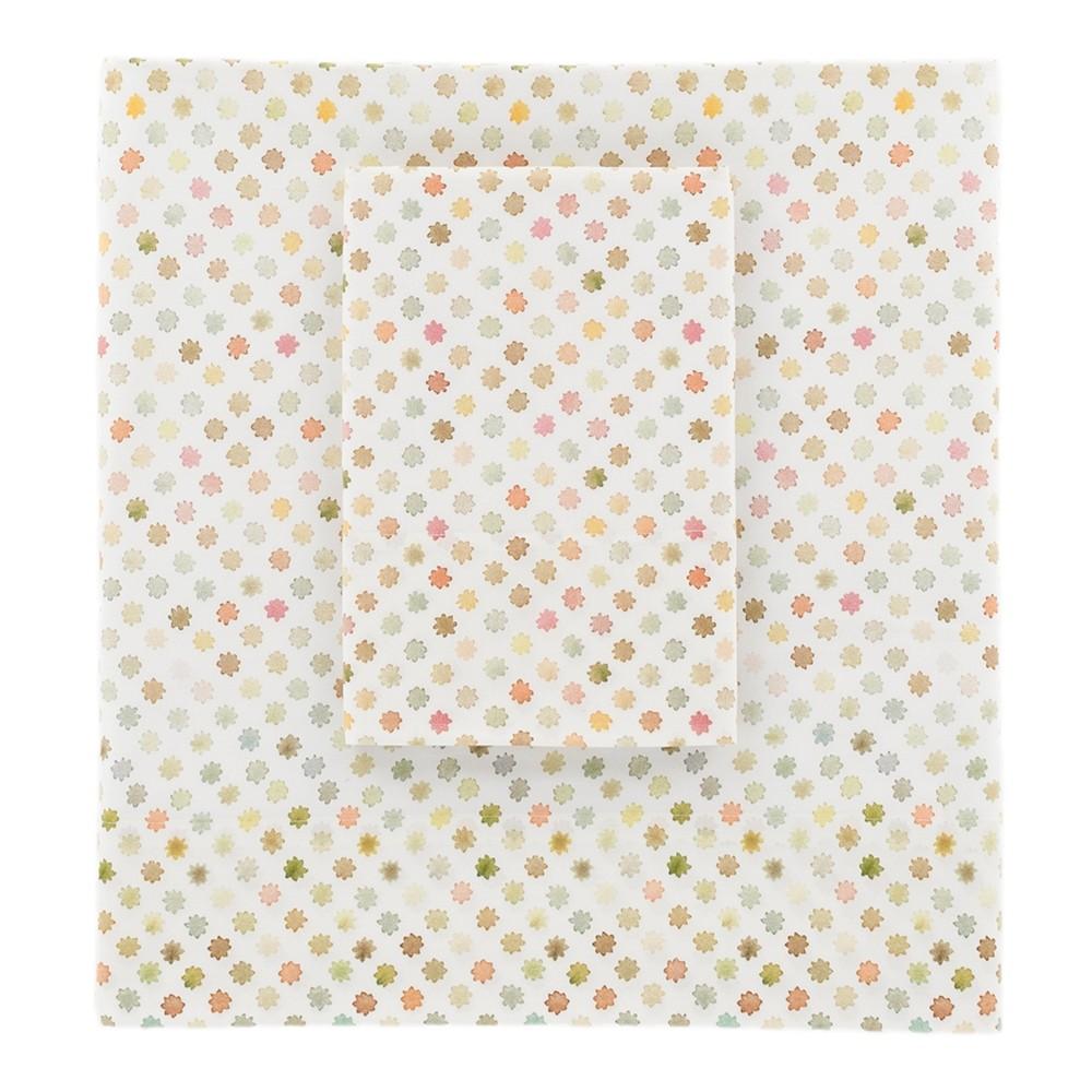 Watercolor Dots Queen Sheet Set Bedding Style Pine Cone Hill