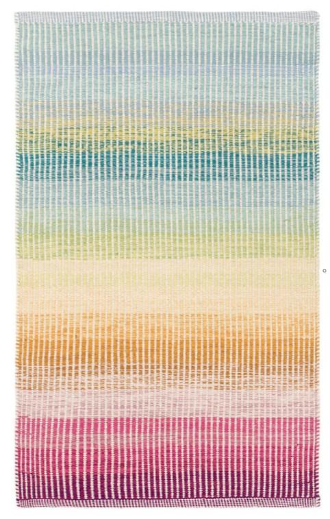 Watercolor Horizon Woven Cotton Rug 2x3 Rugs Dash and Albert 