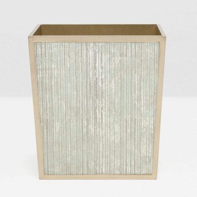 Waterford Rectangular Wastebasket Bath Accessories Pigeon & Poodle 