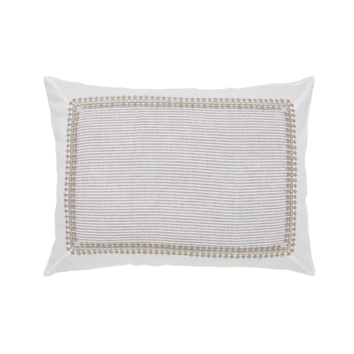 Westport Standard Shams - pair Bedding Style Orchids Lux Home Beige 