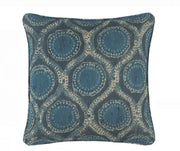 Willowleaf Linen Blue Decorative Pillow Decorative Pillow Pine Cone Hill 22x22 