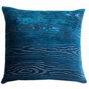 Woodgrain Pillow 16" x 36" Decorative Pillow Kevin O'Brien Cobalt 