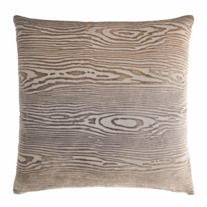 Woodgrain Pillow 22" Decorative Pillow Kevin O'Brien Coyote 