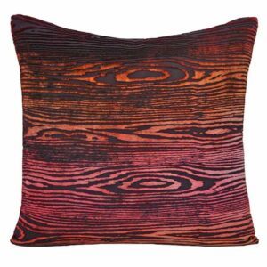 Woodgrain Pillow 26" Decorative Pillow Kevin O'Brien Wildberry 