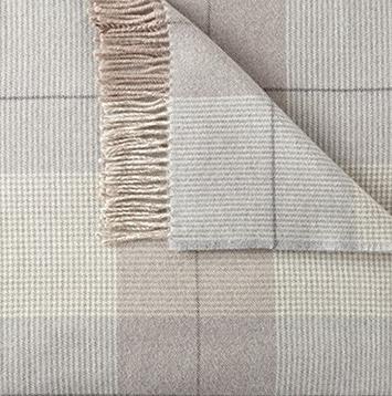 York Throw Throw Peacock Alley Pewter 