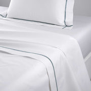 Yves Delorme Athena F/Q Flat Sheet Bedding Style Yves Delorme Fjord 