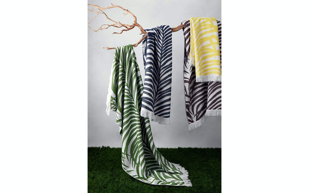 Zebra Palm Beach Beach Towel Matouk 