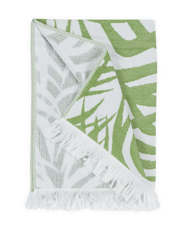 Zebra Palm Beach Beach Towel Matouk Jungle 